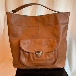 Banana Republic Leather Hobo Tote